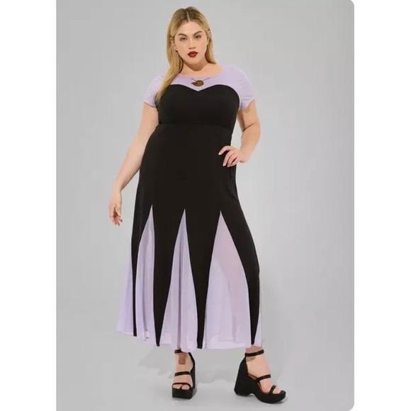 Disney Dresses & Skirts - Disney The Little Mermaid Ursula Purple Maxi Dress 3X
